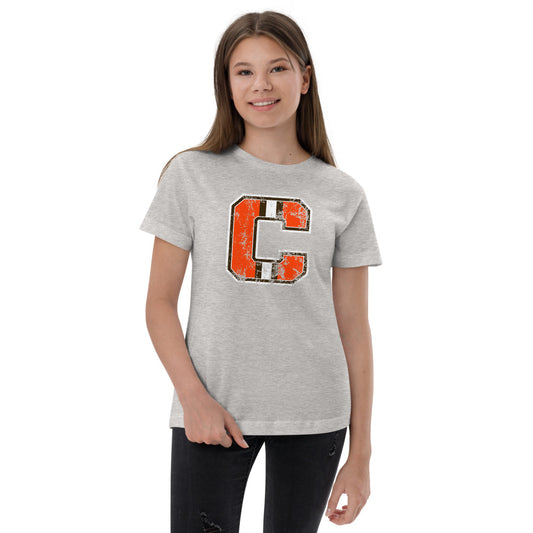 Retro Cleveland Native Pro Football Fan Youth Jersey T-Shirt