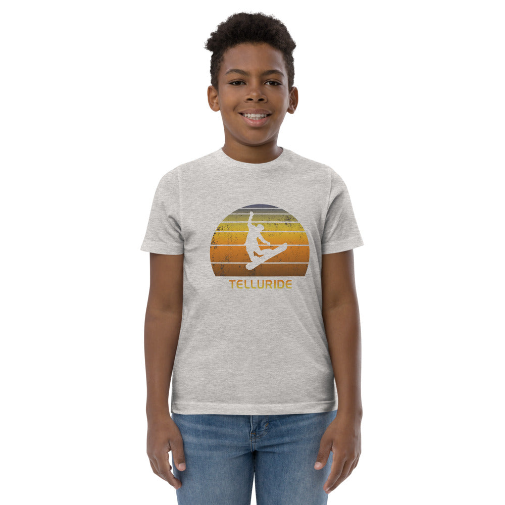 Retro Telluride Colorado Snowboarding Fan Youth Jersey T-Shirt