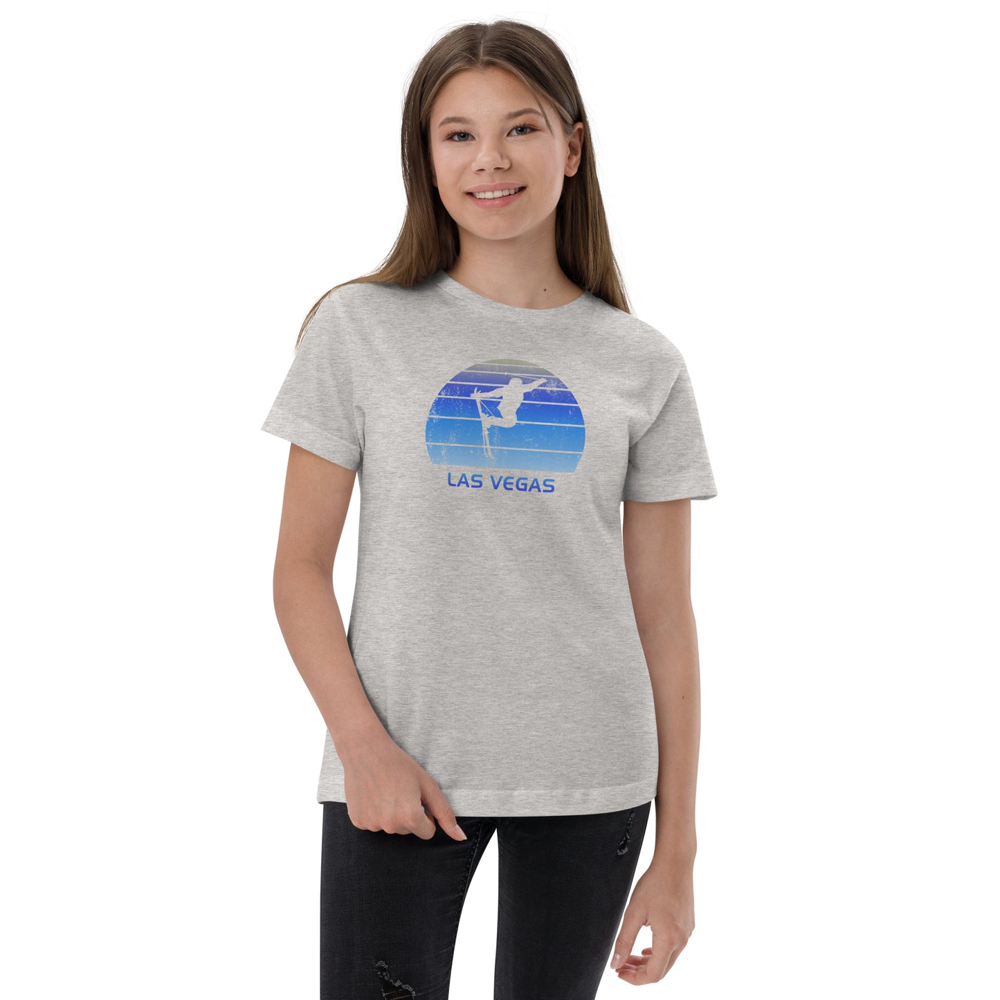 Funny Vintage Ski Las Vegas Nevada Youth jersey t-shirt