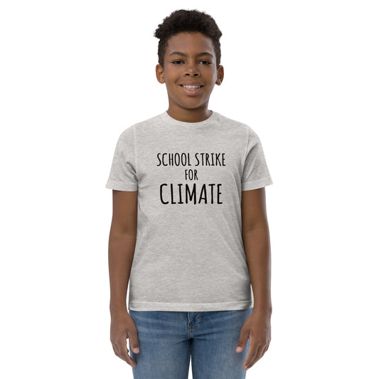 School Strike For Climate Change Movement Youth Jersey T-Shirt