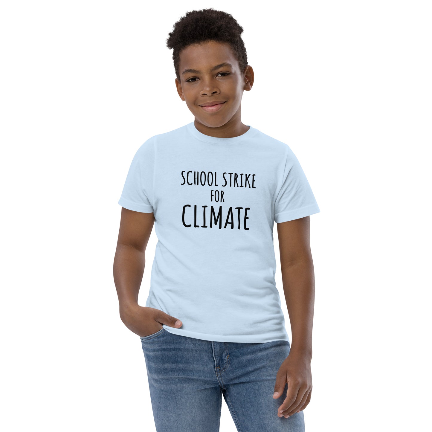 School Strike For Climate Change Movement Youth Jersey T-Shirt