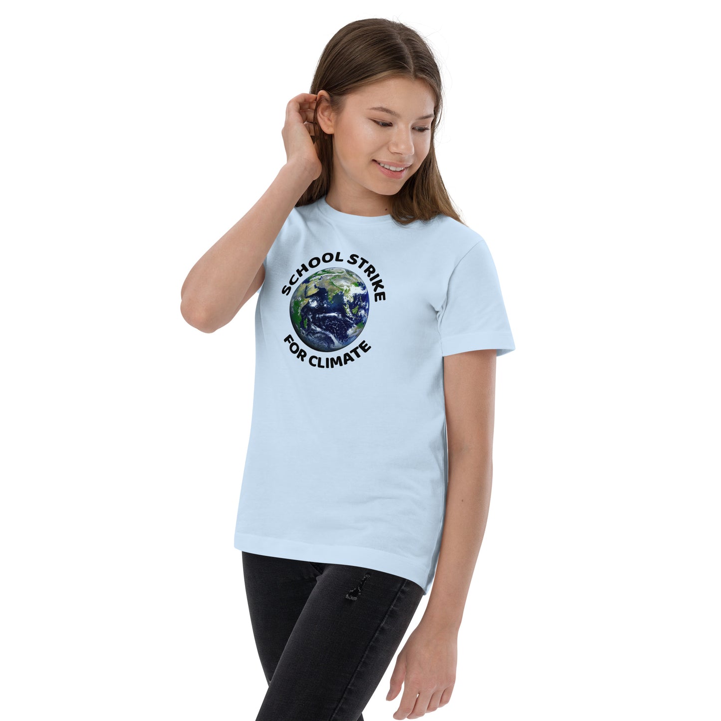 School Strike For Climate Awareness Global Movement Youth Jersey T-Shirt