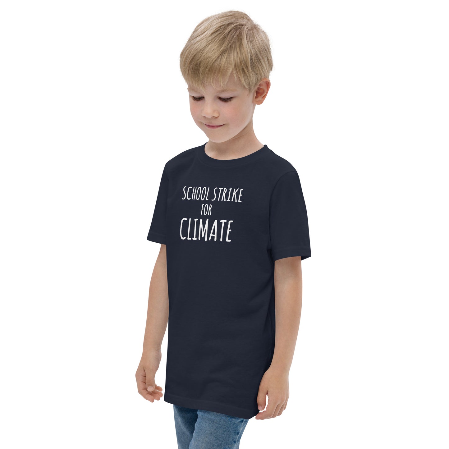 School Strike For Climate Change Movement Youth Jersey T-Shirt