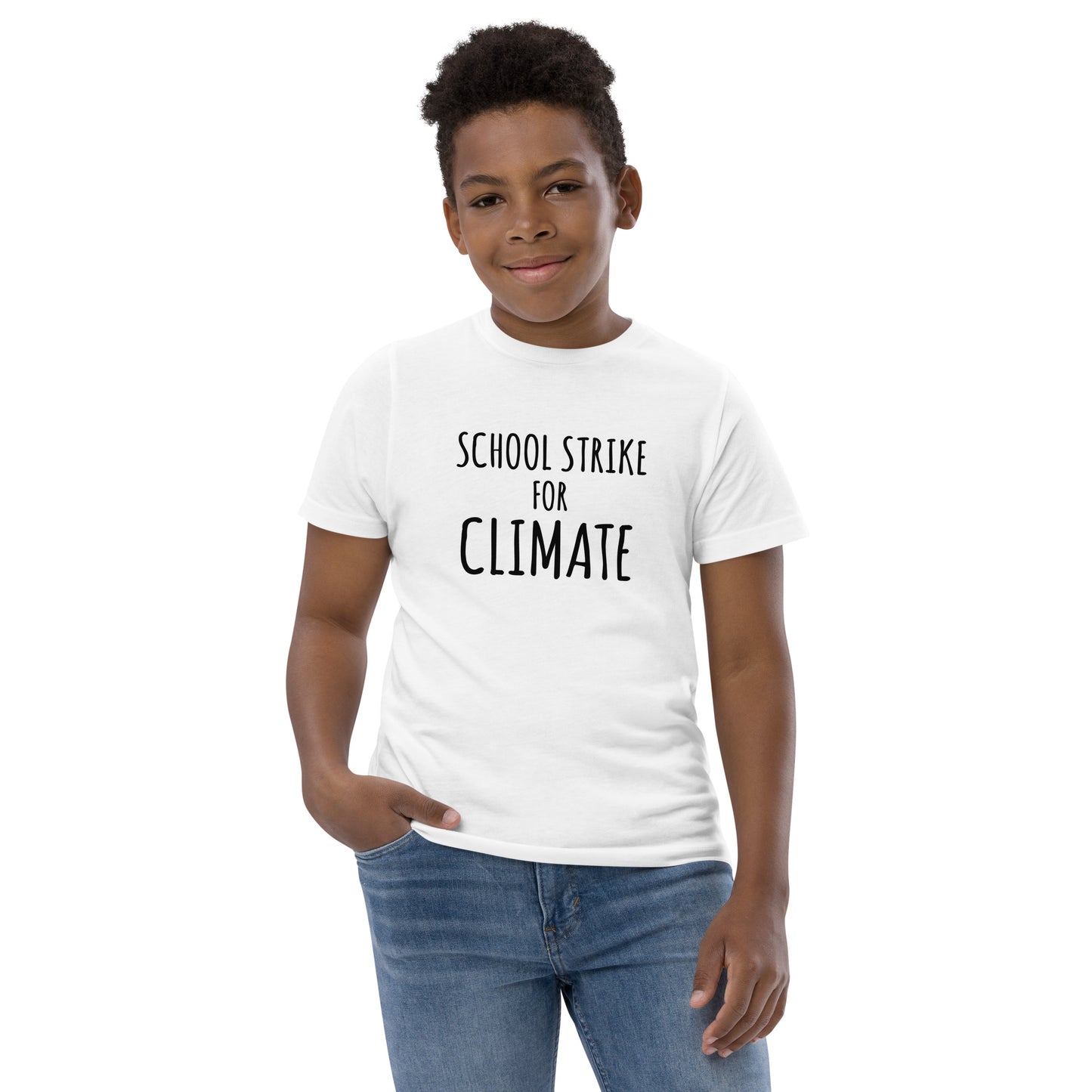 School Strike For Climate Change Movement Youth Jersey T-Shirt