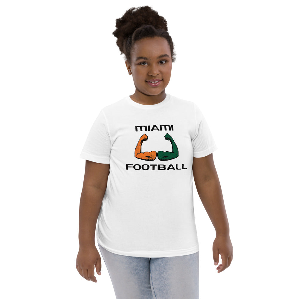 Miami Native 305 Area Code College Football Fan Youth Jersey T-Shirt