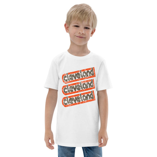 Cleveland Native Football Fan Kids Youth Jersey T-Shirt