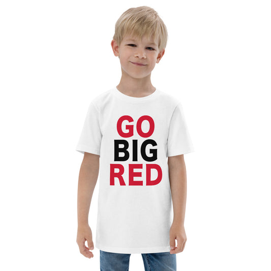 Nebraska Fan College Slogan Football Youth Jersey T-Shirt