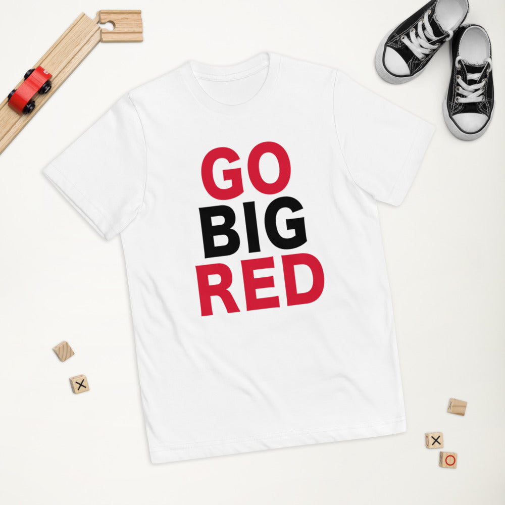 Nebraska Fan College Slogan Football Youth Jersey T-Shirt