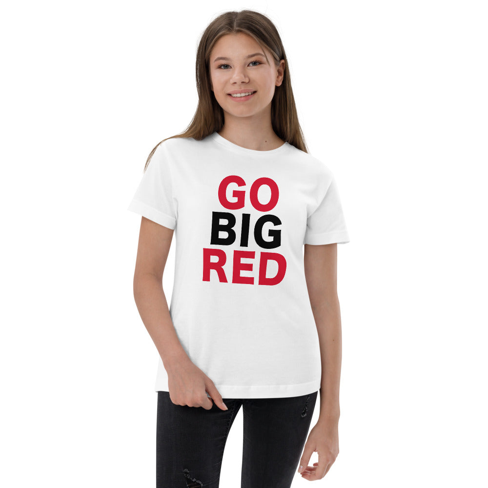 Nebraska Fan College Slogan Football Youth Jersey T-Shirt