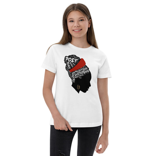 Amanda Gorman The Hill We Climb Poem 2021 Presidential Inauguration Souvenir Youth Jersey T-Shirt