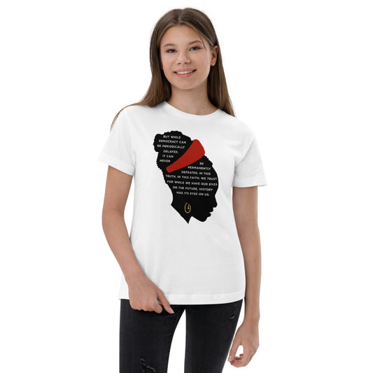 Amanda Gorman The Hill We Climb Poem 2021 Presidential Inauguration Souvenir Youth Jersey T-Shirt