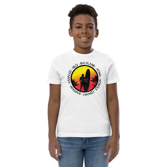 Cool Big Island Hawaii Surf Fan Surfing Lover Beach Youth Jersey T-Shirt