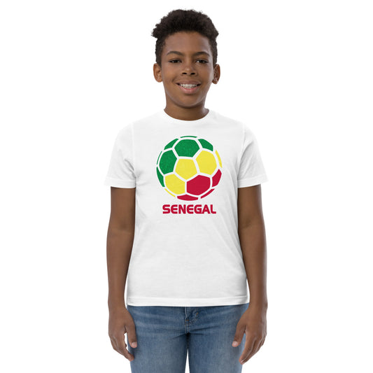 Senegal National Soccer Team Football Pride Country Flag Youth Jersey T-Shirt