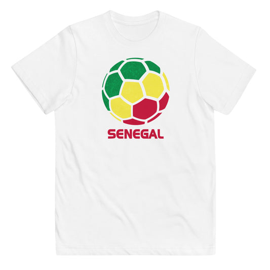 Senegal National Soccer Team Football Pride Country Flag Youth Jersey T-Shirt