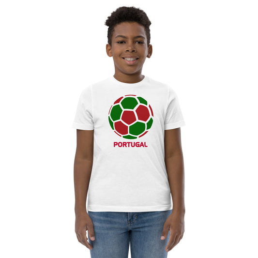 Portugal National Soccer Team Football Pride Country Flag Youth Jersey T-Shirt