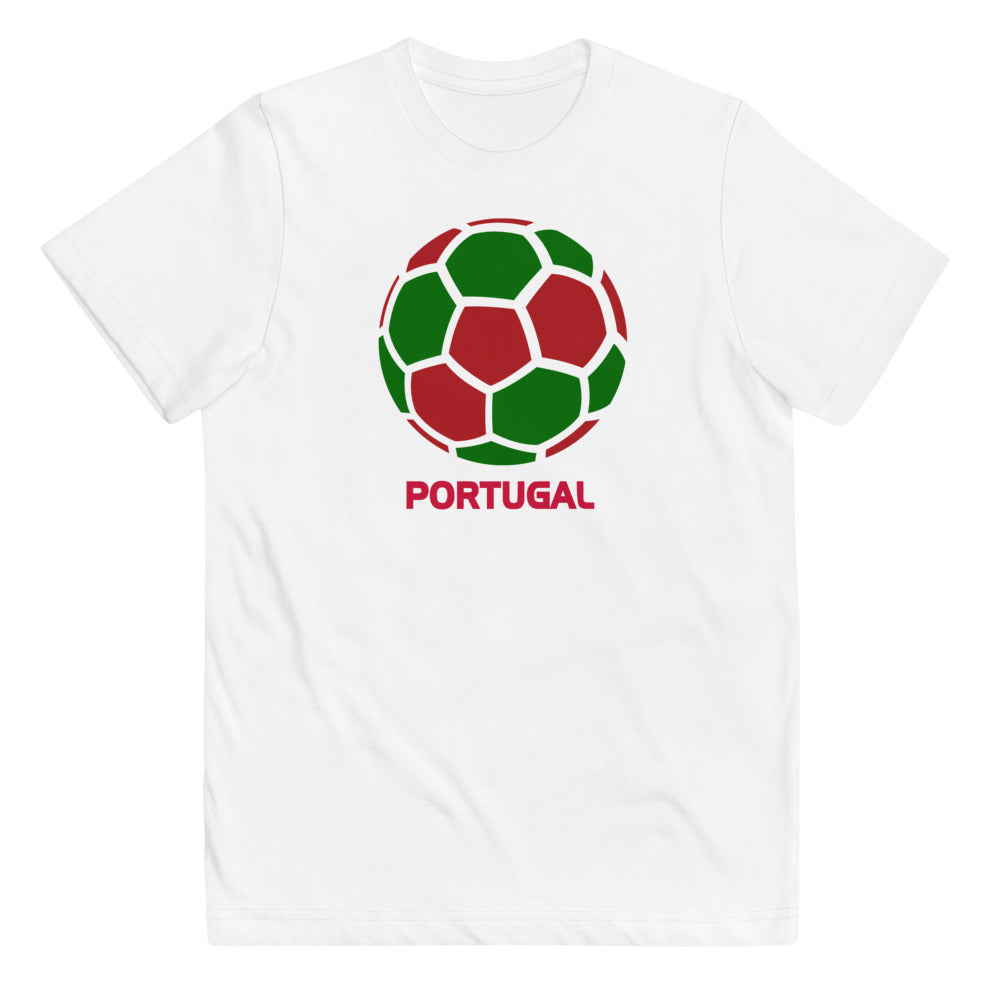 Portugal National Soccer Team Football Pride Country Flag Youth Jersey T-Shirt