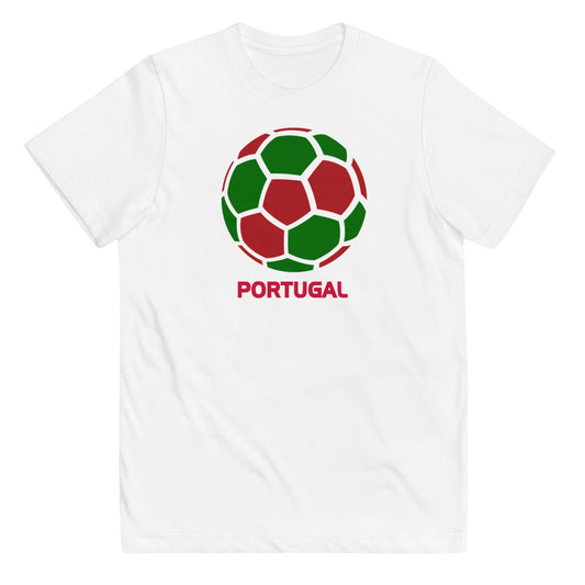 Portugal National Soccer Team Football Pride Country Flag Youth Jersey T-Shirt