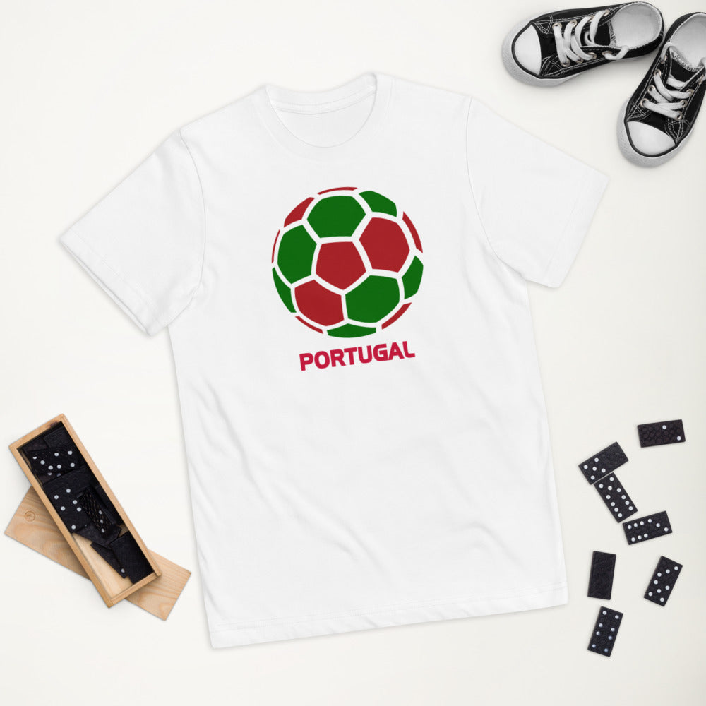 Portugal National Soccer Team Football Pride Country Flag Youth Jersey T-Shirt