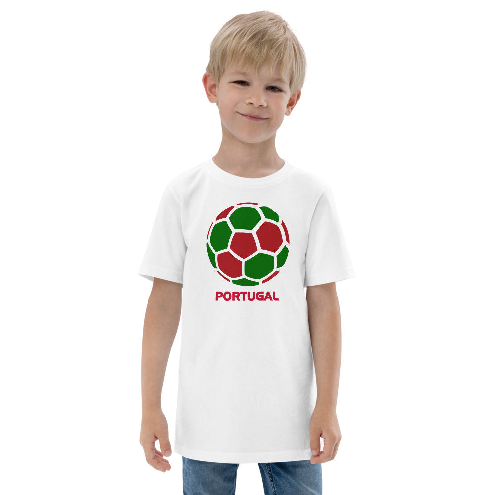 Portugal National Soccer Team Football Pride Country Flag Youth Jersey T-Shirt