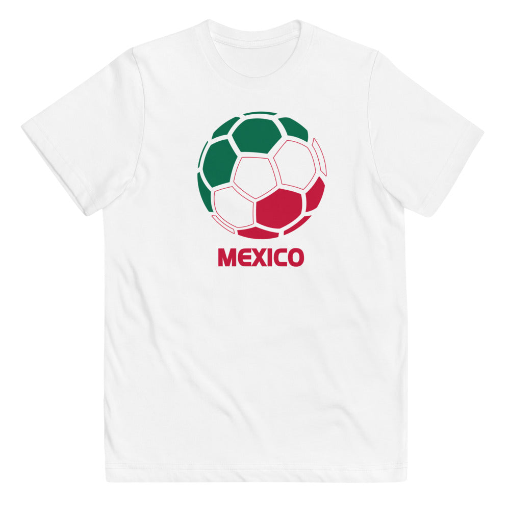 Mexico National Soccer Team Football Pride Country Flag Youth Jersey T-Shirt