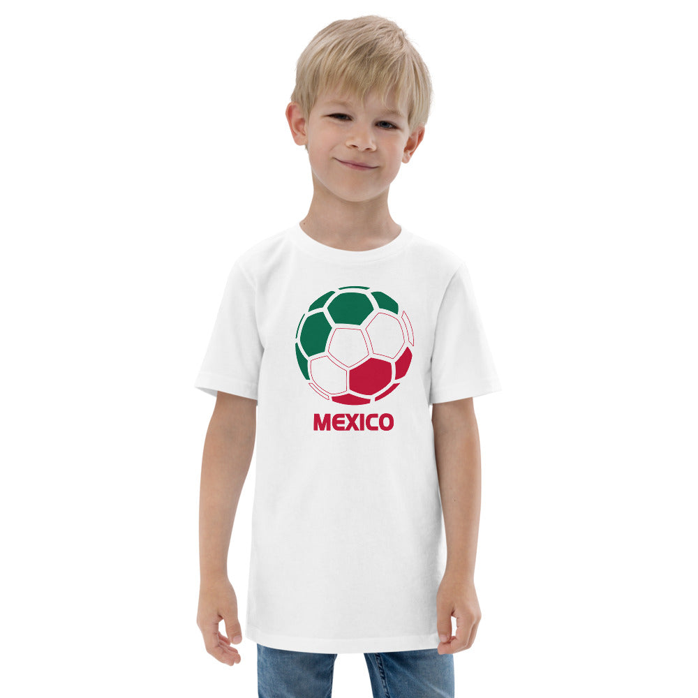 Mexico National Soccer Team Football Pride Country Flag Youth Jersey T-Shirt