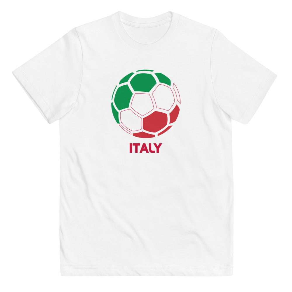 Italy National Soccer Team Football Pride Country Flag Youth Jersey T-Shirt