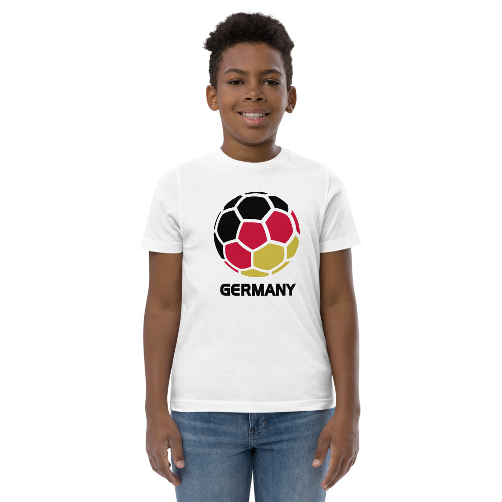 Germany National Soccer Team Football Pride Country Flag Youth Jersey T-Shirt