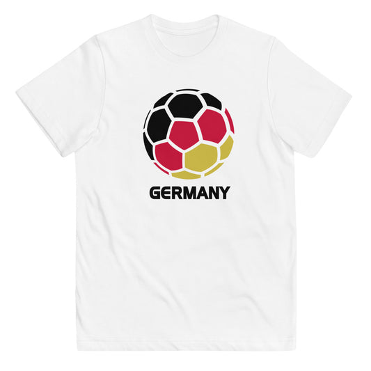 Germany National Soccer Team Football Pride Country Flag Youth Jersey T-Shirt