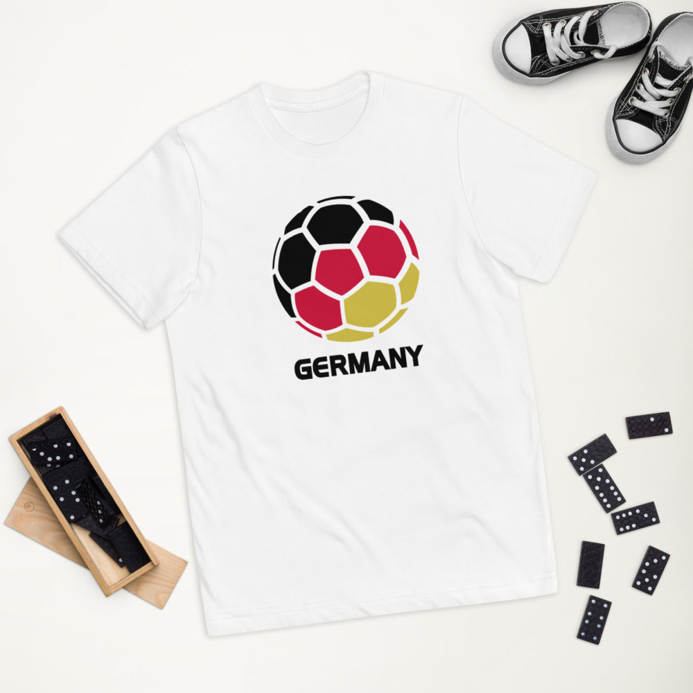 Germany National Soccer Team Football Pride Country Flag Youth Jersey T-Shirt