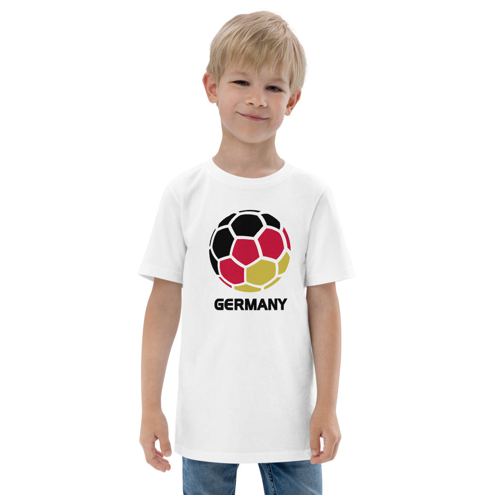 Germany National Soccer Team Football Pride Country Flag Youth Jersey T-Shirt