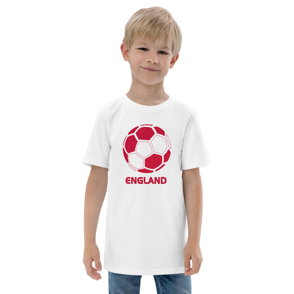 England National Soccer Team Football Pride Country Flag Youth Jersey T-Shirt