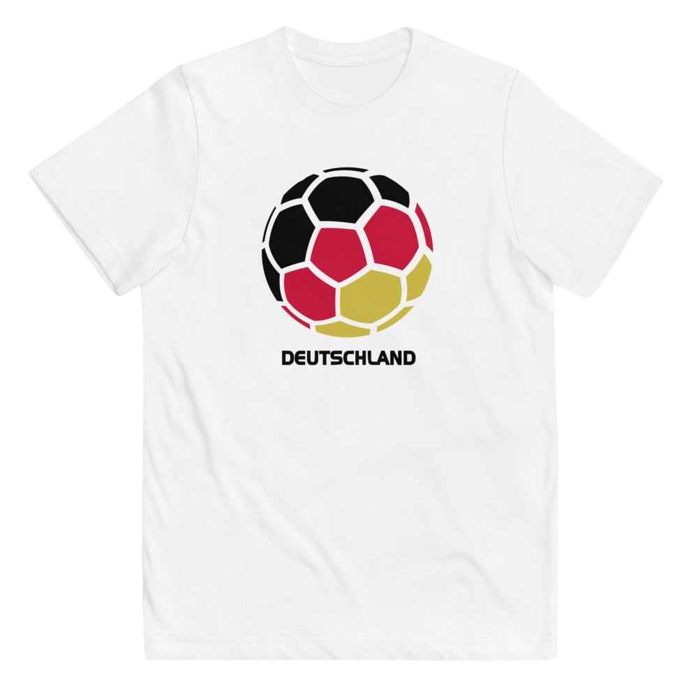 Deutschland National Soccer Team Football Pride Country Flag Youth Jersey T-Shirt