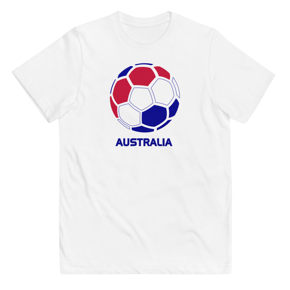 Australia National Soccer Team Football Pride Country Flag Youth Jersey T-Shirt