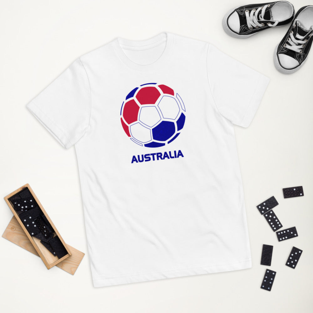 Australia National Soccer Team Football Pride Country Flag Youth Jersey T-Shirt