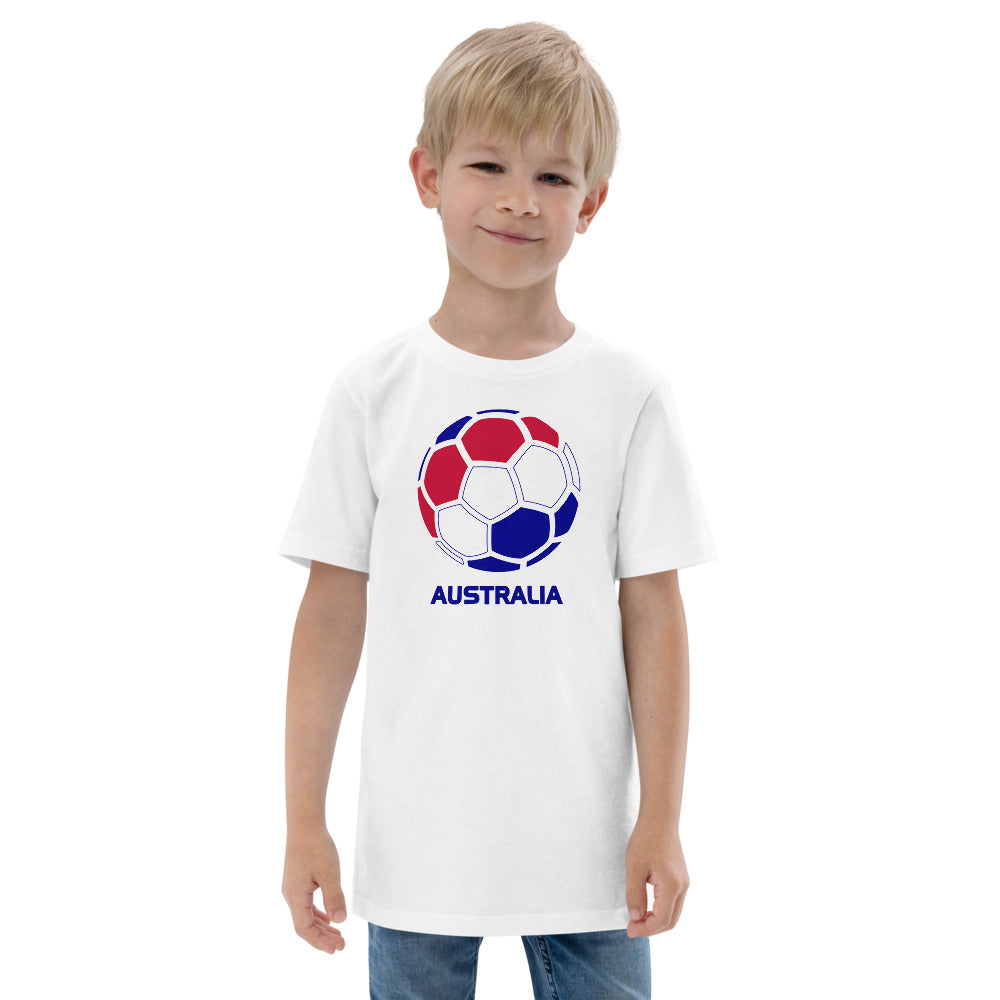 Australia National Soccer Team Football Pride Country Flag Youth Jersey T-Shirt