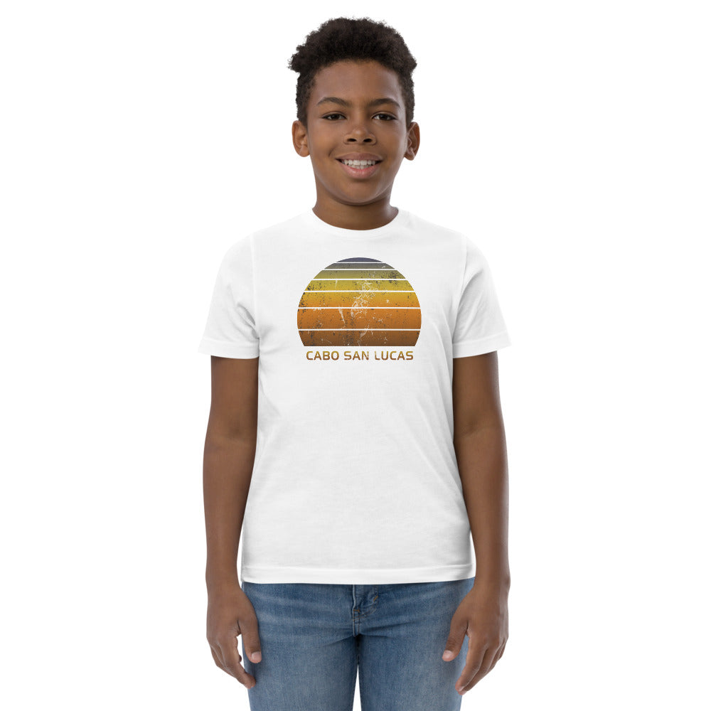 Retro Cabo San Lucas Mexico Mexican Beach Vacation Souvenir Youth Jersey T-Shirt