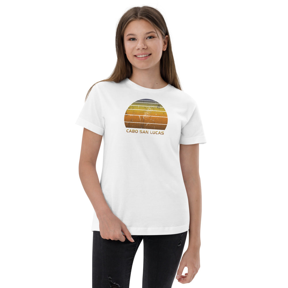 Retro Cabo San Lucas Mexico Mexican Beach Vacation Souvenir Youth Jersey T-Shirt