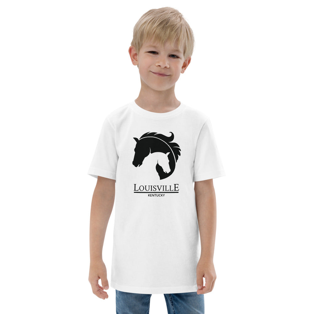 Cool Louisville Horse Racing Track Derby Fan Youth Jersey T-Shirt