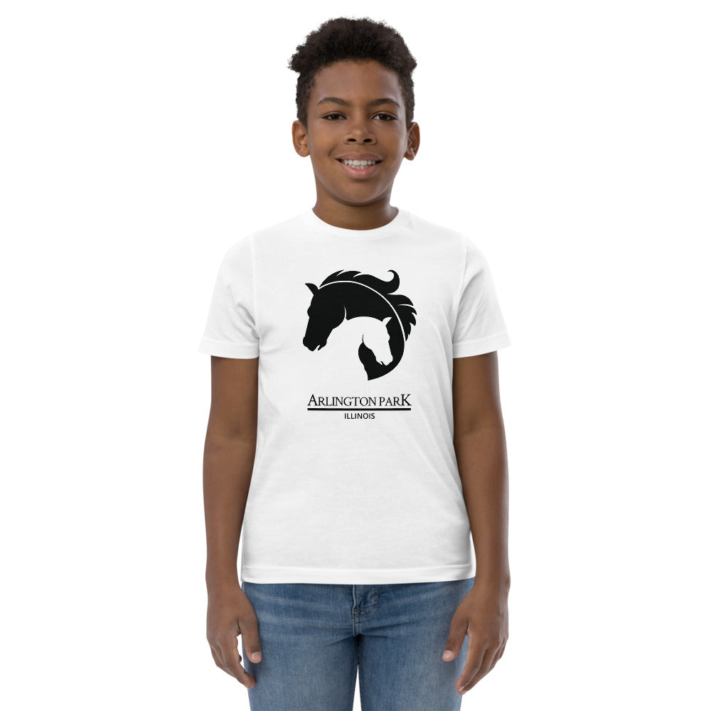 Cool Arlington Park Horse Racing Track Derby Fan Youth Jersey T-Shirt