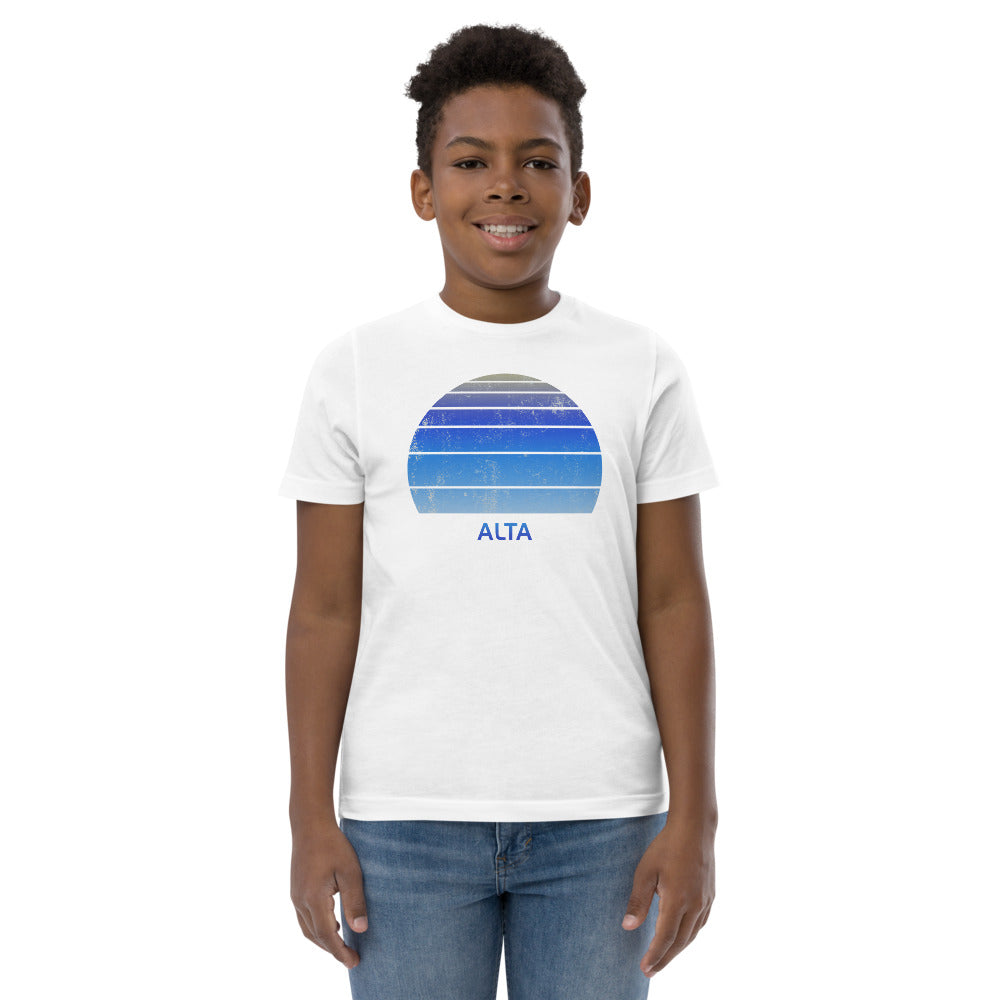 Retro Alta Utah Ski Skiing Fan Youth Jersey T-Shirt