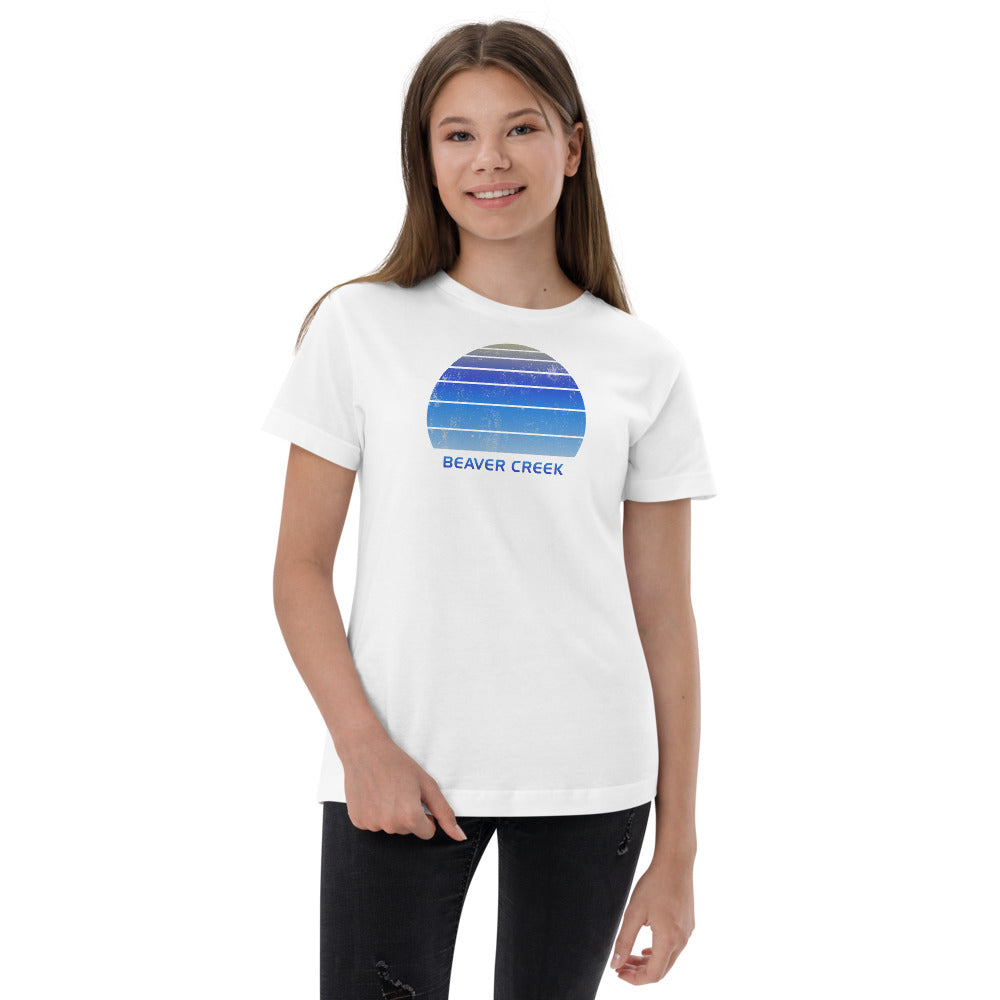 Retro Beaver Creek Colorado Ski Skiing Fan Youth Jersey T-Shirt