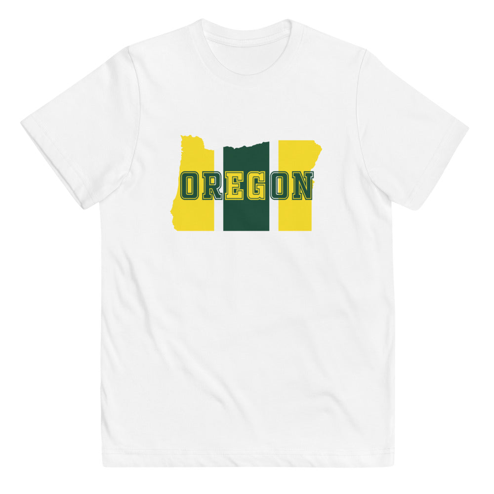 State Of Oregon Fan Native Youth Jersey T-Shirt