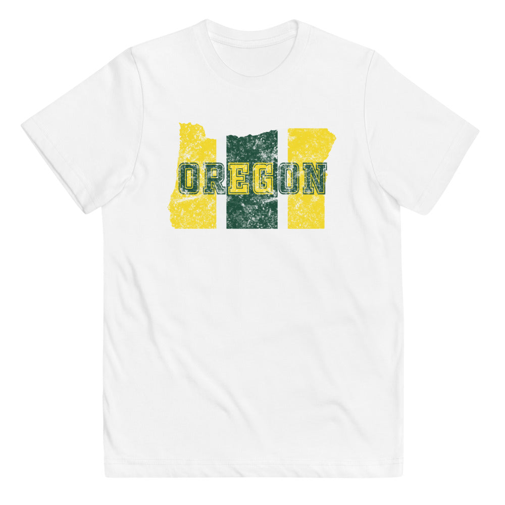 State Of Oregon Fan Native Youth Jersey T-Shirt