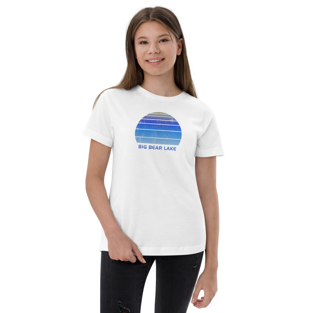 Retro Big Bear Lake California Ski Skiing Fan Youth Jersey T-Shirt