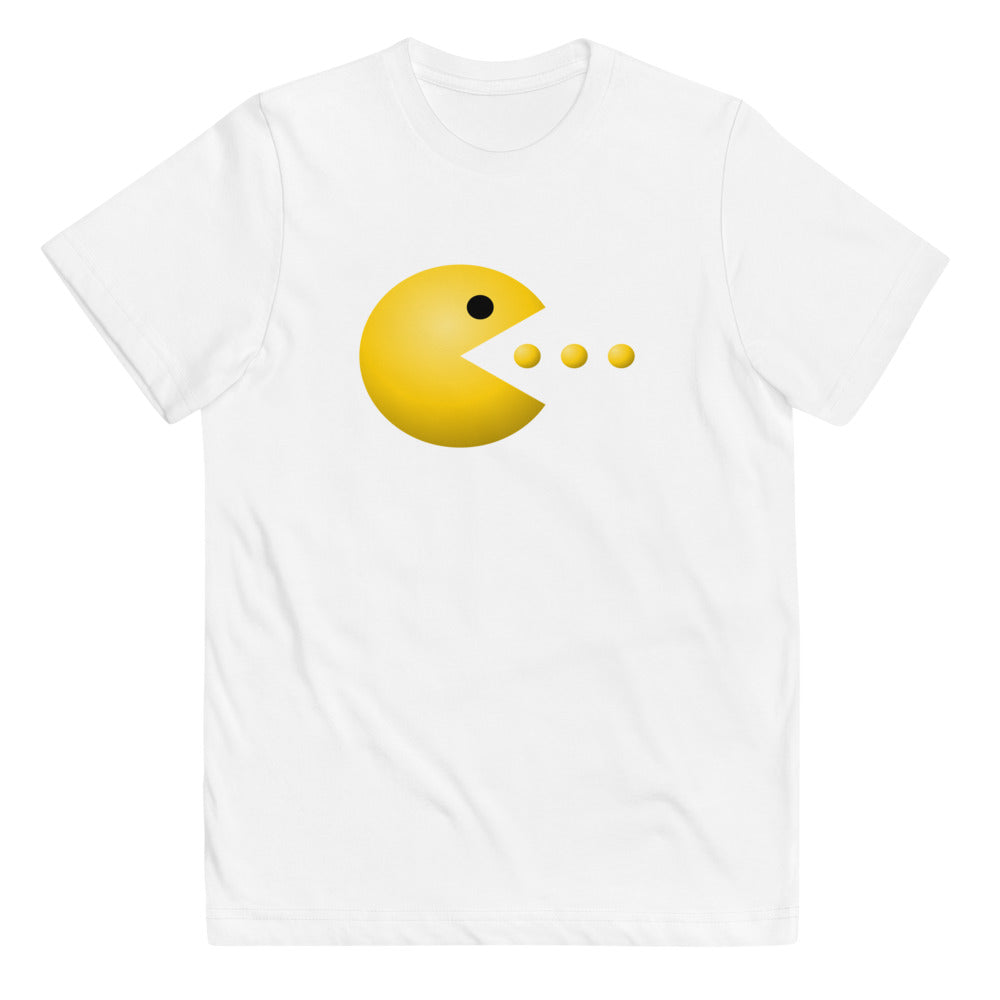 Retro Old School Video Game Fan Arcade Pac Man Gamer Youth Jersey T-Shirt