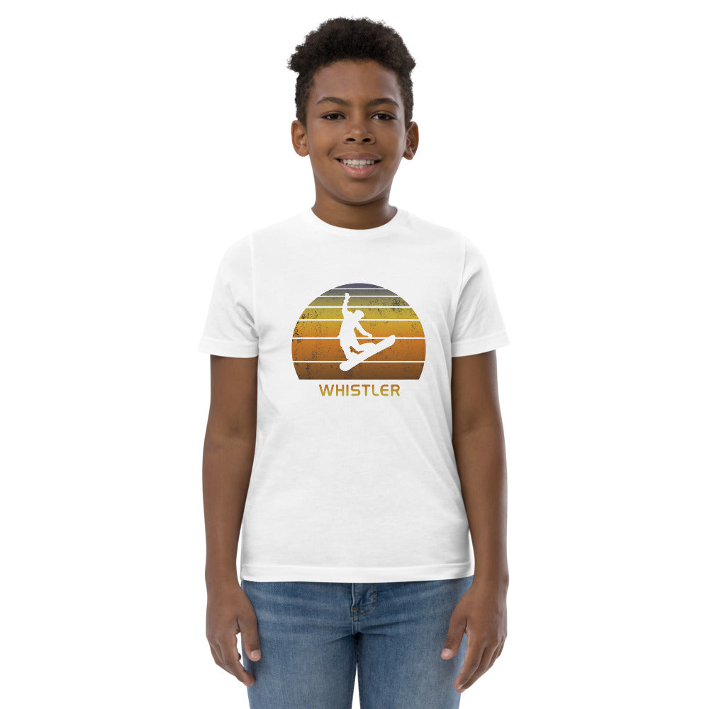 Retro Vail Colorado Snowboarding Fan Youth Jersey T-Shirt