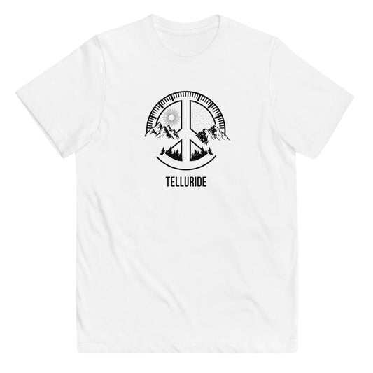 Telluride Colorado Skiing Fan Snowboarding Camping Youth Jersey T-Shirt