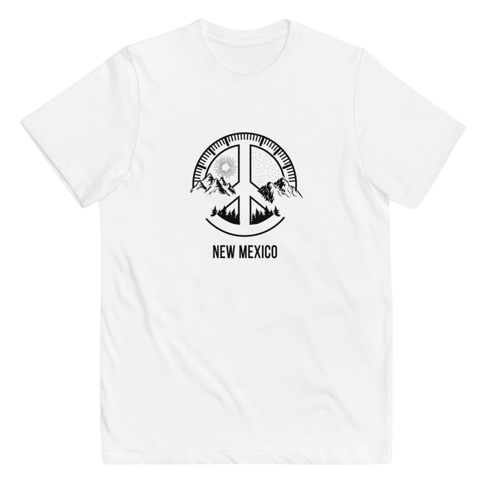 New Mexico Skiing Fan Snowboarding Camping Youth Jersey T-Shirt