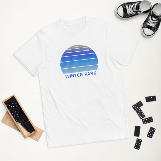 Retro Winter Park Colorado Ski Skiing Fan Youth Jersey T-Shirt