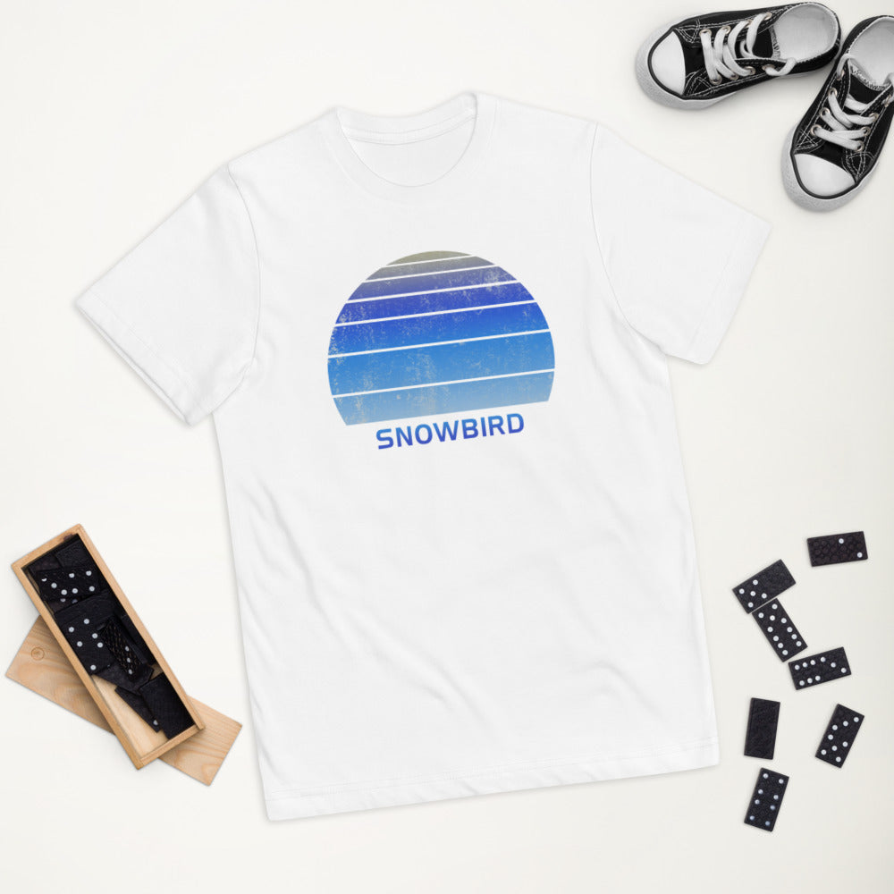 Retro Snowbird Utah Ski Skiing Fan Youth Jersey T-Shirt